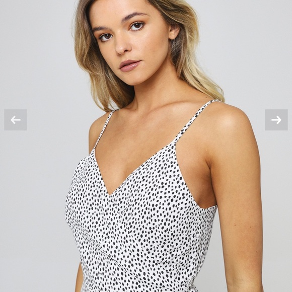 NWT Rails Spotted Wrap Dress - Picture 4 of 15